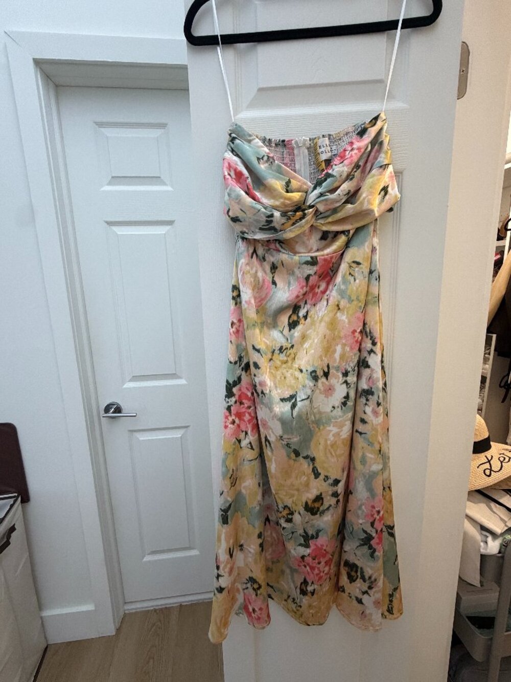 Midi Silky Floral Dress - Picture 3 of 7